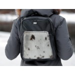 Bilodeau - LIVIA Backpack, Leather and Natural Seal Fur